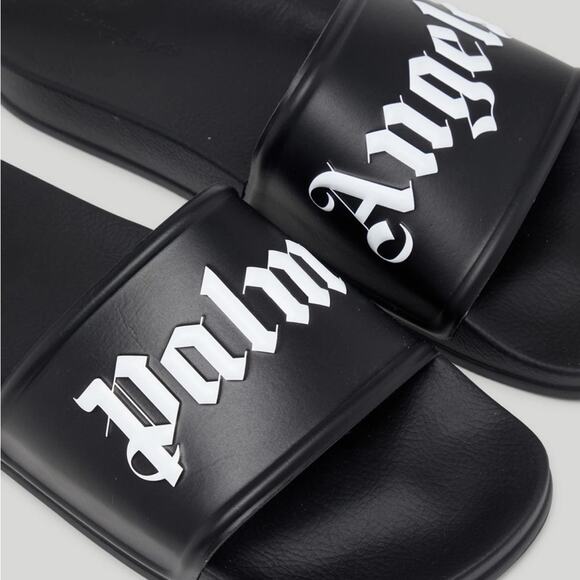 PALM ANGELS SLIDERS Sandals Black - Picture 16 of 16